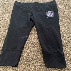 Adidas Sacramento kings cropped joggers 2XL